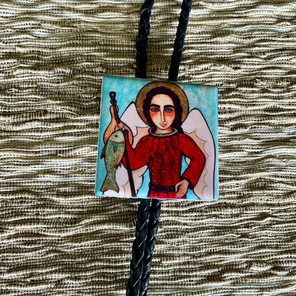 Handmade Unique Wearable Art Bolo Tie - Picture 1 of 7